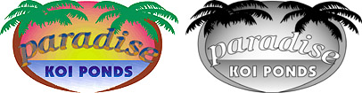 Paradise Koi Ponds Logo